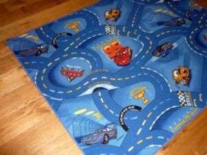 Kinderteppich Disney CARS Teppich Straßen Spielteppich  