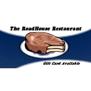  3x6 Vinyl Banner   The RoadHouse Restaurant Gift 