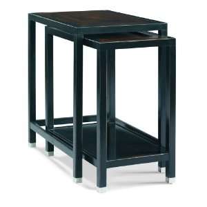  Nest of Tables by Sherrill Occasional   CTH   Black & Tan 