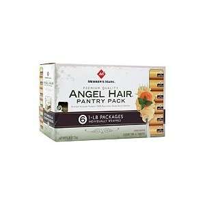    Members Mark Angel Hair Pasta Pantry Pack 1lb/6pk