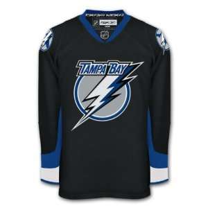   Lightning Reebok EDGE Authentic Road NHL Hockey Jersey Size 46 Sports