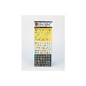  96 Packs of assorted glitter stickers (assorted designs 