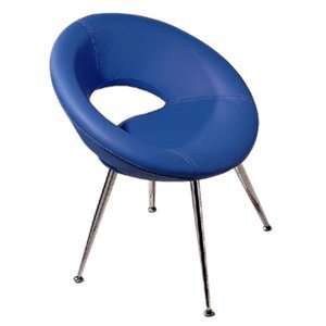  EHO Studios k15 Blue Modern Accent Chair