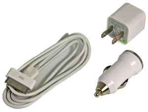 Brand New iPhone 4 Home Car Charger OEM Apple Sync Plug 5 Pack of 