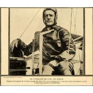 1916 Print Air Force Commander Benjamin D. Foulois WWI   Original 