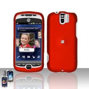  Red Rubberized Snap on Hard Skin Shell Protector Cover 