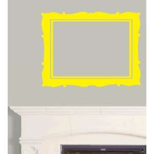   Yellow Large Picture Frame Art Wall & Window Decal