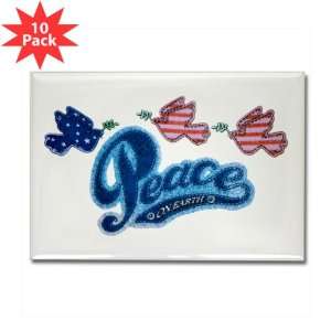   Magnet (10 Pack) Peace on Earth Birds Symbol 