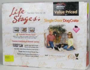Midwest Life Stages Single Door Portable Dog Crate Smal  