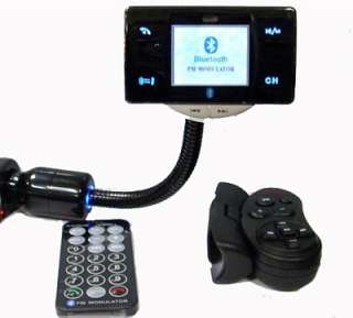 Handsfree Stereo Bluetooth MP4 Car Kit + 1.8 Inch LCD Caller ID + FM 