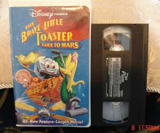 Disneys The Brave Little Toaster Goes To Mars Vhs RARE 786936054835 