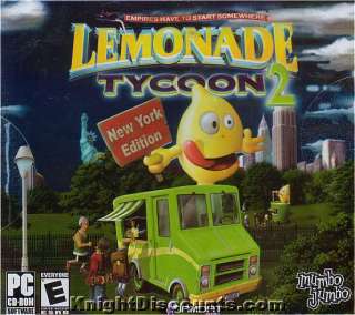 LEMONADE TYCOON 2 New York Edition PC Game NEW Box WinX 0811930101107 