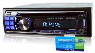 ALPINE CDE124SXM SIRIUS XM RADIO USB CD  VEHICLE RECEIVER W/ FRONT 