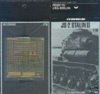 Show Modelling JS 2 Stalin II Tank Photo Etch 1/35  