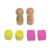 Montessori Sensorial Complete Package, incl. Pink Tower, Cylinder 