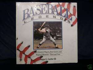 Baseball Legends by Angus G. Garber III (1988, Book,  