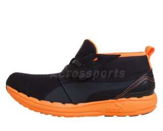 Puma Bolt Hawthorne 500 M Usain Black Orange 2011 Mens Running Shoes 