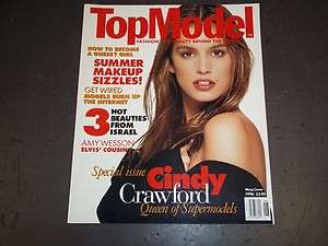 1996 MAY JUNE TOP MODEL MAGAZINE   CINDY CRAWFORD   II 4584  