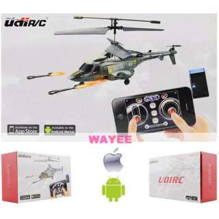 Udirc 3CH MISSILE LAUNCHING Android iphone Control RC AirWolf 