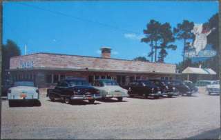 1950 AD Chrome   The Pig Restaurant   Jesup, Georgia GA  