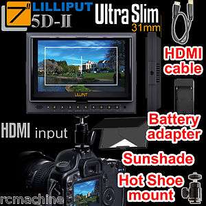   II 5D2 HDMI Monitor Canon 5D Mark II+HDMI cable+Hot shoe stand  