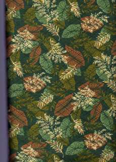 Cranston Fall Leaves Cotton Quilting/Sewing Fabric ~1YD  