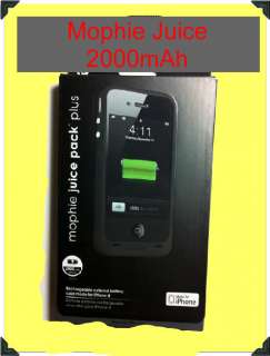 Mophie Juice Pack Plus External Battery Case Apple iPhone 4 4S 2000 