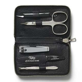 Manicure set in leather case   TAYLOR OF OLD BOND STREET   Nails 