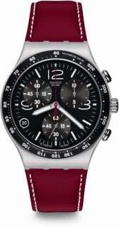 Swatch Herren Armbanduhr Grape Red YCS506
