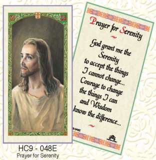 PRAYER FOR SERENITY CATHOLIC HOLY CARD(3 CARDS)  