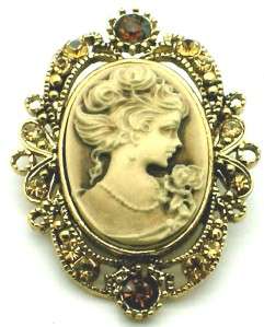 Brand new item Gorgeous new design Victorian lady style cameo 