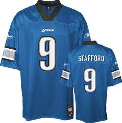 Matthew Stafford Kids 4 7 Blue Reebok NFL Detroit Lions Jersey 