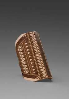 SASS & BIDE Paint this Story Cuff in Copper/Beige  