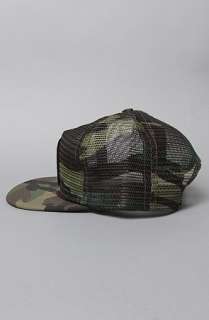 HUF The Eden Snapback Cap in Woodland Camo  Karmaloop   Global 