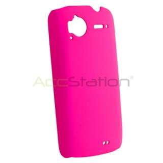 5X Hard Rubber Case Cover+Guard LCD Protector For T Mobile HTC 