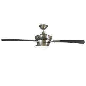 Hampton Bay Principle 52 in. Indoor Brushed Nickel Ceiling Fan 68043 