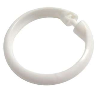 Plastic Shower Curtain Rings 12 Pack H99W 