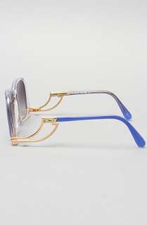 Vintage Eyewear The Cazal 174 Sunglasses in Blue and Clear  Karmaloop 