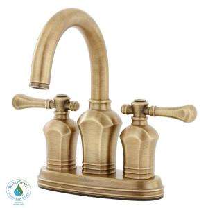   Handle Lavatory Faucet in Antique Brass 67113 8024H 