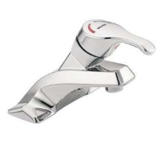 MOEN Commercial 4 In. 1 Handle Low Arc Bathroom Faucet in Chrome 8430 