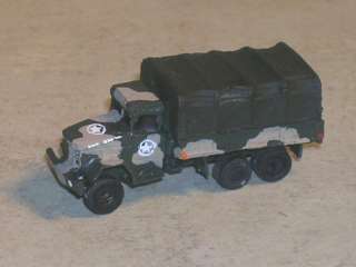 Scale WW2 US Army 2 1/2 Ton GMC Truck Camouflage  