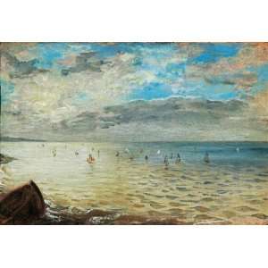   Eugène Delacroix La mer vue des hauteurs de Dieppe 71 x 48