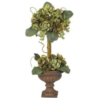   Artichoke Topiary Silk Flower Arrangement 4633 