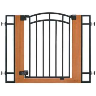 Stylish & Secure Wood & Metal Walk Thru Gate 07534Z  