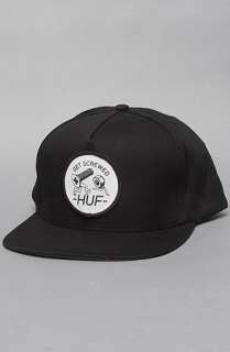 HUF The Get Screwed Snapback Cap in Black  Karmaloop   Global 