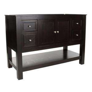 Foremost Gazette 48 in. Vanity Cabinet Only in Espresso GAEA4822D at 