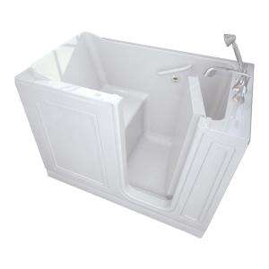   25 ft. Right Hand Drain Walk in Air Spa Tub with Quick Drain in White