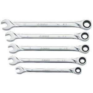 Husky 5 Pieces MM Spline Ratcheting Wrench Set HSRW5pcmm at The Home 