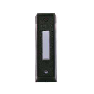 IQ America Wired Lighted Doorbell Push Button   Black and White DP 