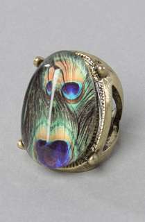 Accessories Boutique The Peacock Oval Ring  Karmaloop   Global 